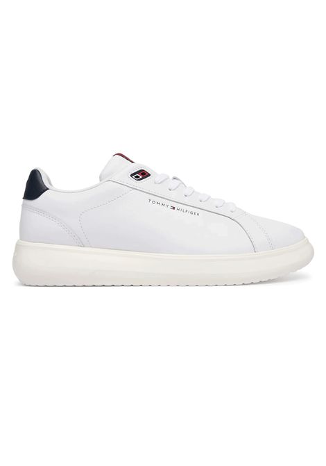 Tommy Hilfiger Chunky Leather Sneakers White Men TOMMY HILFIGER | Sneakers | FM0FM06000-0GY
